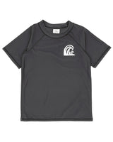 In The Barrel Short Sleeve Rashguard - Charcoal by Feather 4 Arrow