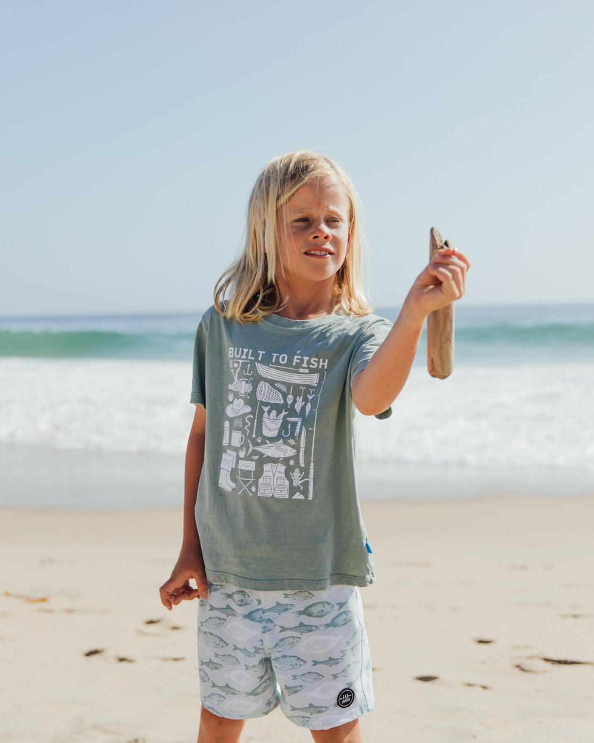 Classic Boardshort- Fresh Catch by Feather 4 Arrow