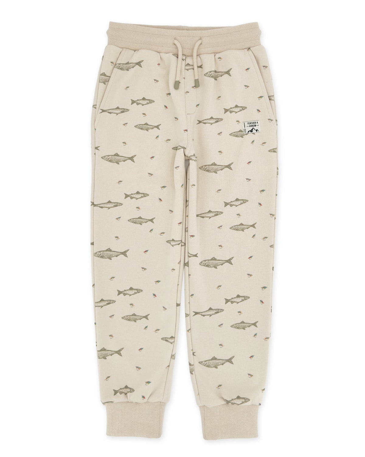 Bowie Fishing Jogger - Oatmeal French Terry by Feather 4 Arrow