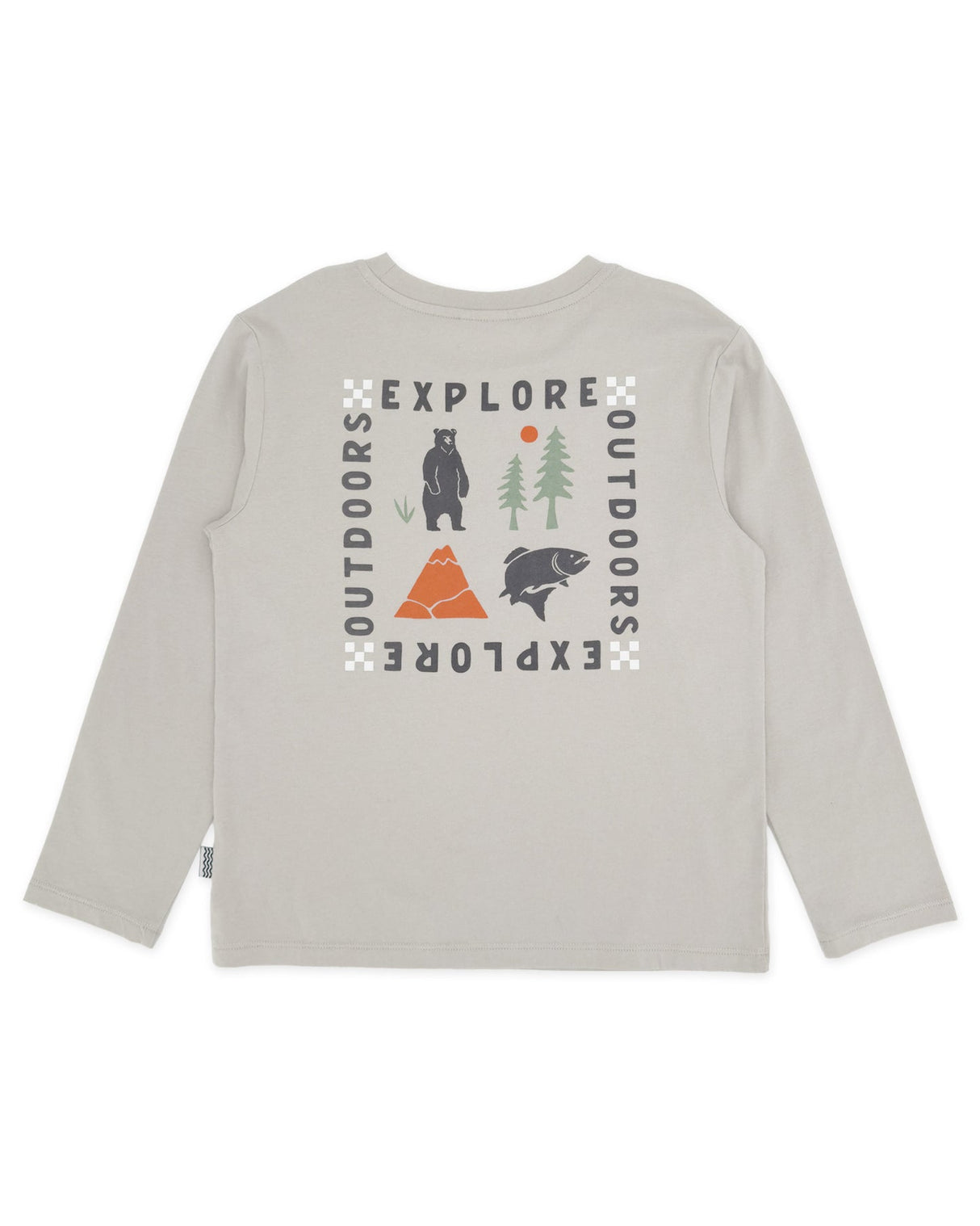 Explore L/S Tee- Slate Grey by Feather 4 Arrow