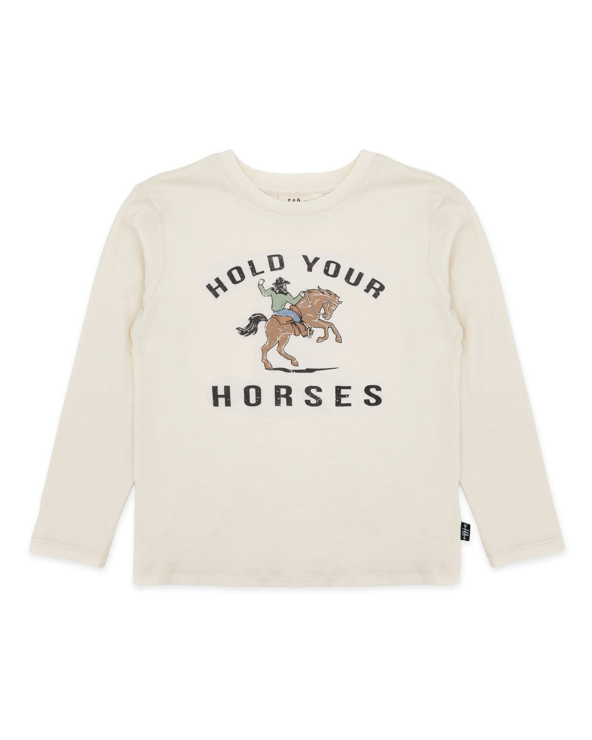 Horse L/S Tee- Natural by Feather 4 Arrow