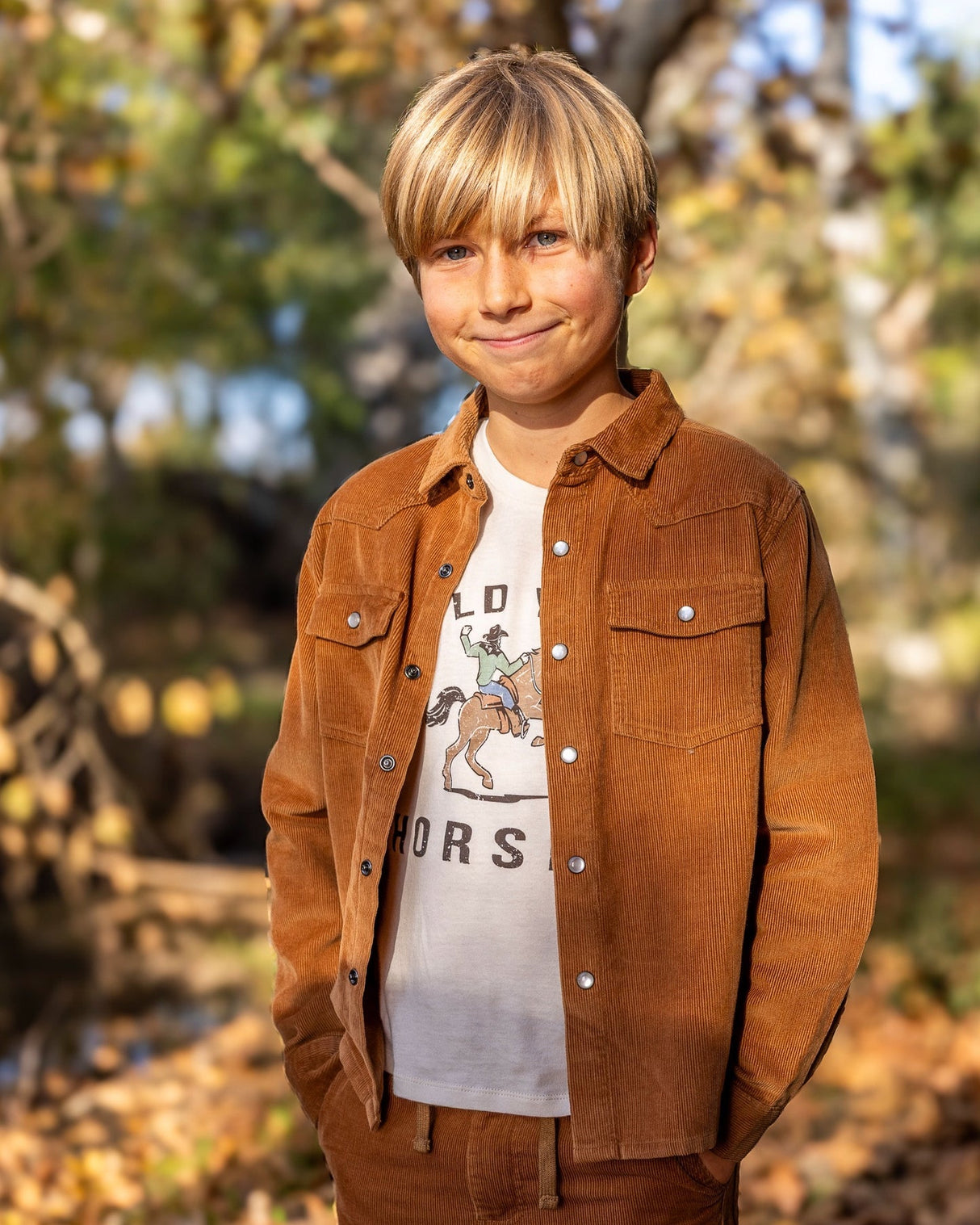 Horse L/S Tee- Natural by Feather 4 Arrow