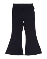 Meadow Bell Bottom Pant - Black Brushed Rib by Feather 4 Arrow