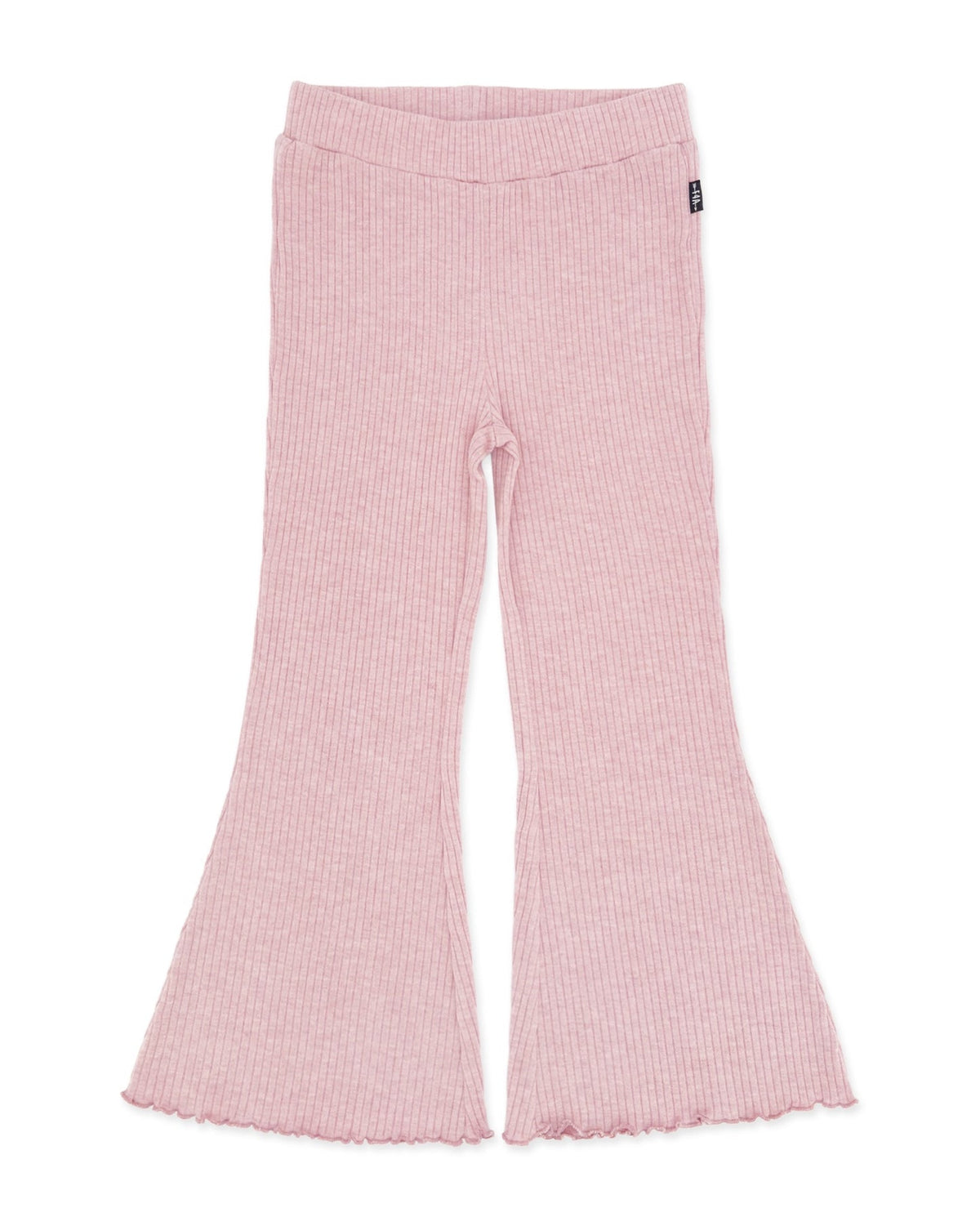 Meadow Bell Bottom Pant- Rose Quartz Brushed Rib by Feather 4 Arrow