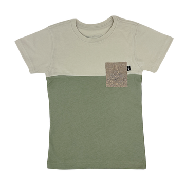 Crew Neck Tee in Field Guide by Tiny Whales