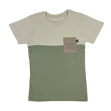 Crew Neck Tee in Field Guide by Tiny Whales