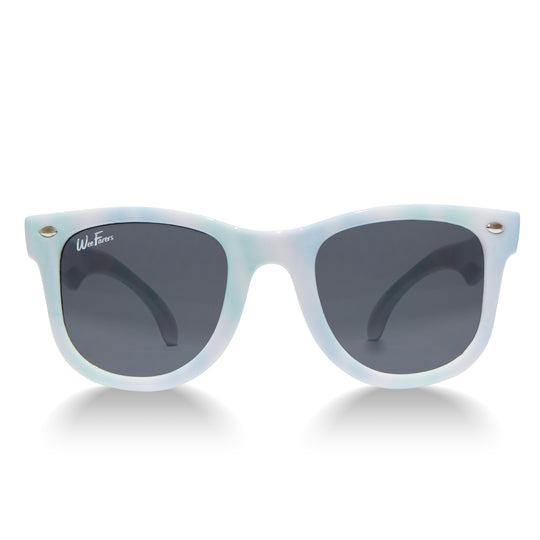 Polarized WeeFarers- Tie Dye Green Blue by WeeStyle co.