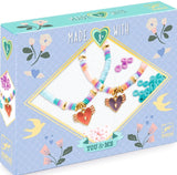 Made With You & Me- Heart Heishi Bracelet Kit by Djeco
