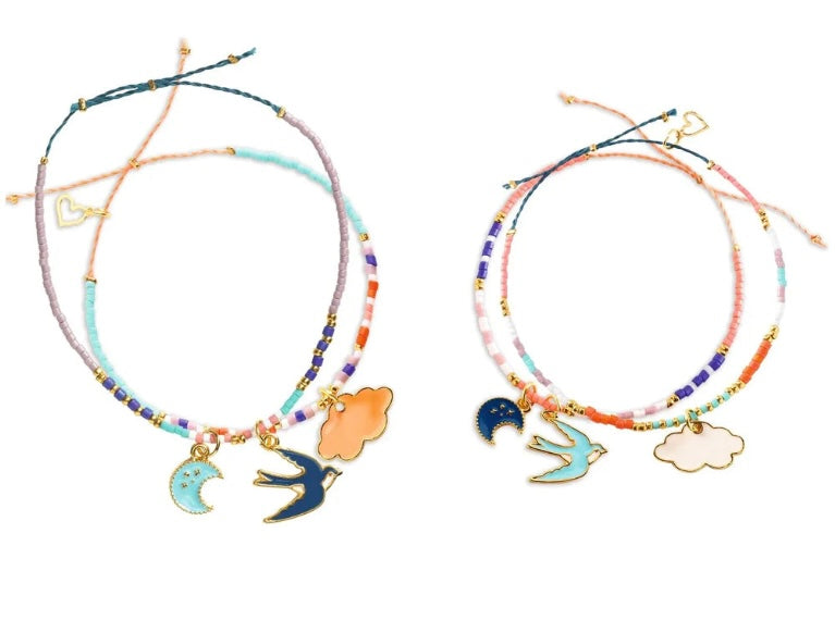 Made With You & Me- Sky Multi-Wrap Bracelet Kit by Djeco