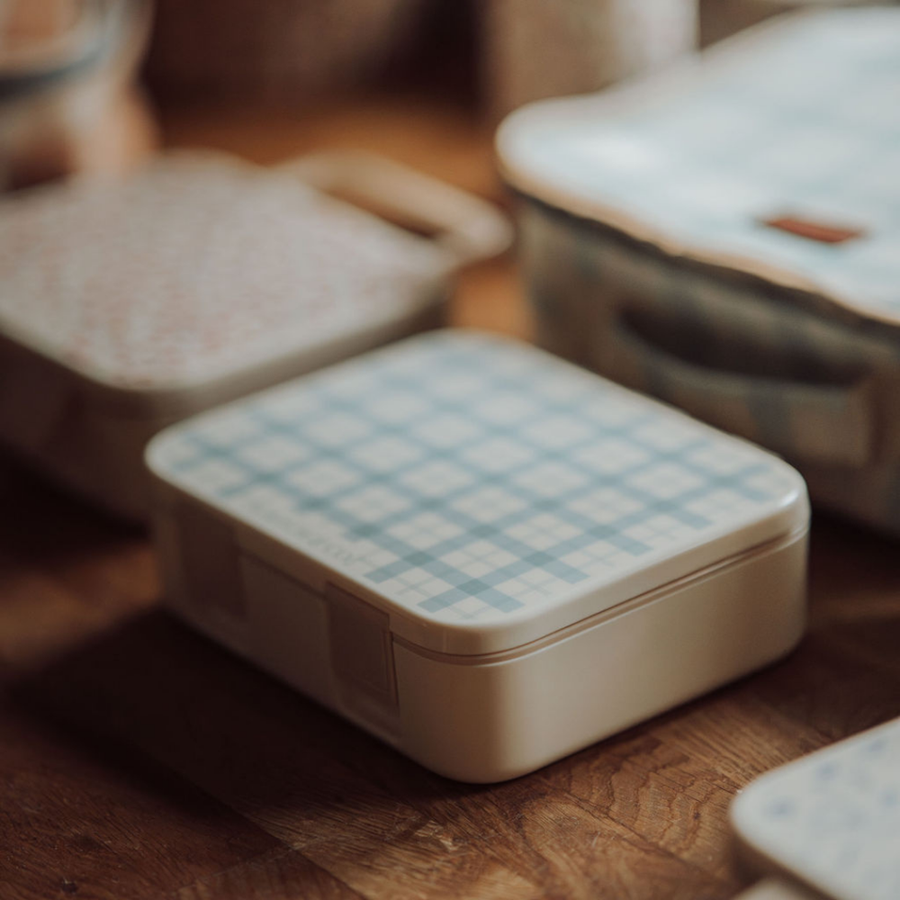 3 Compartment Leakproof Lunchbox | Fern Plaid by Grech & Co.
