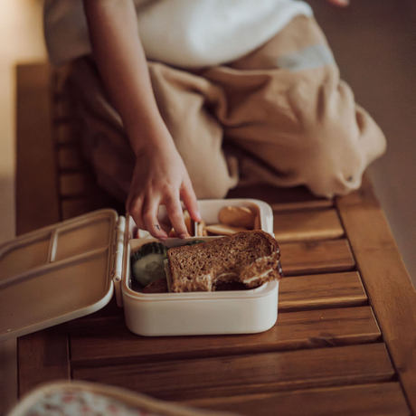 3 Compartment Leakproof Lunchbox | Fern Plaid by Grech & Co.