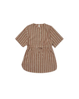 eleni dress || cedar pinstripe by Rylee + Cru