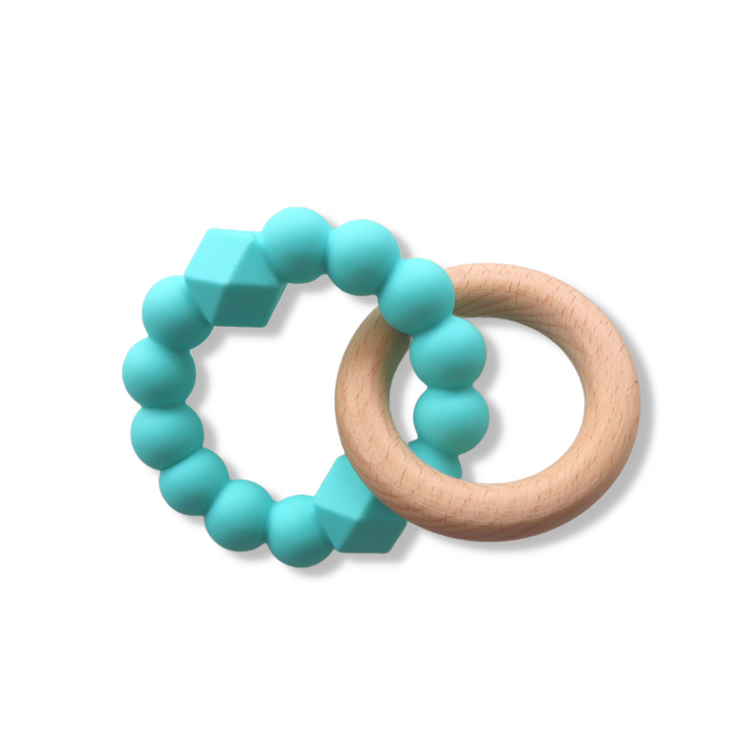 Jellystone Moon Teether- Soft Mint by Glo Pals