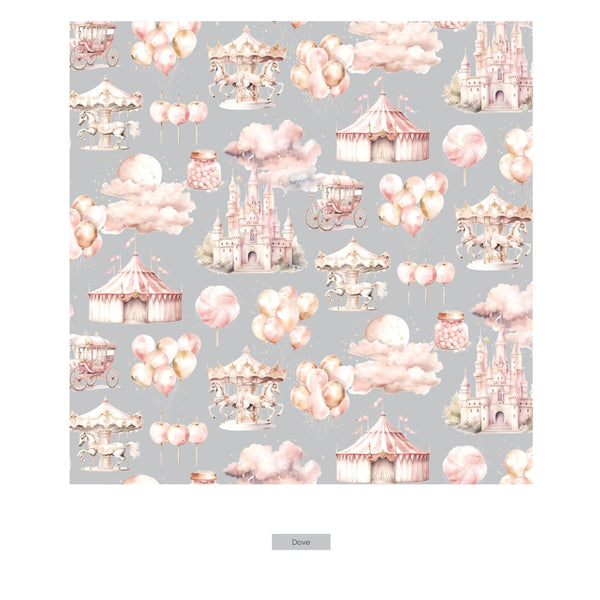 L/S Pajama Set- Dove Princess Dreams by Kickee Pants