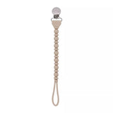 Sweetie Strap™ - Beaded Pacifier Clip in Toast by Itzy Ritzy