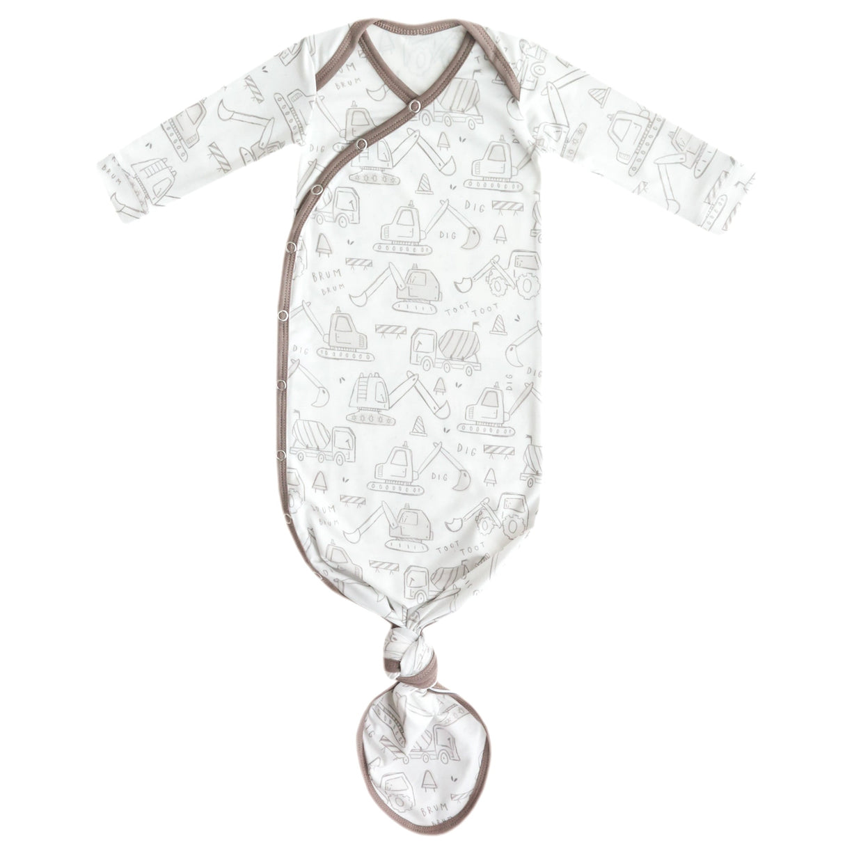 Newborn Knotted Gown- Gage by Copper Pearl