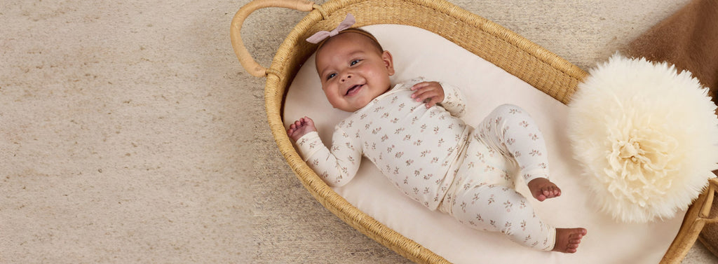 Baby Lying in Cradle