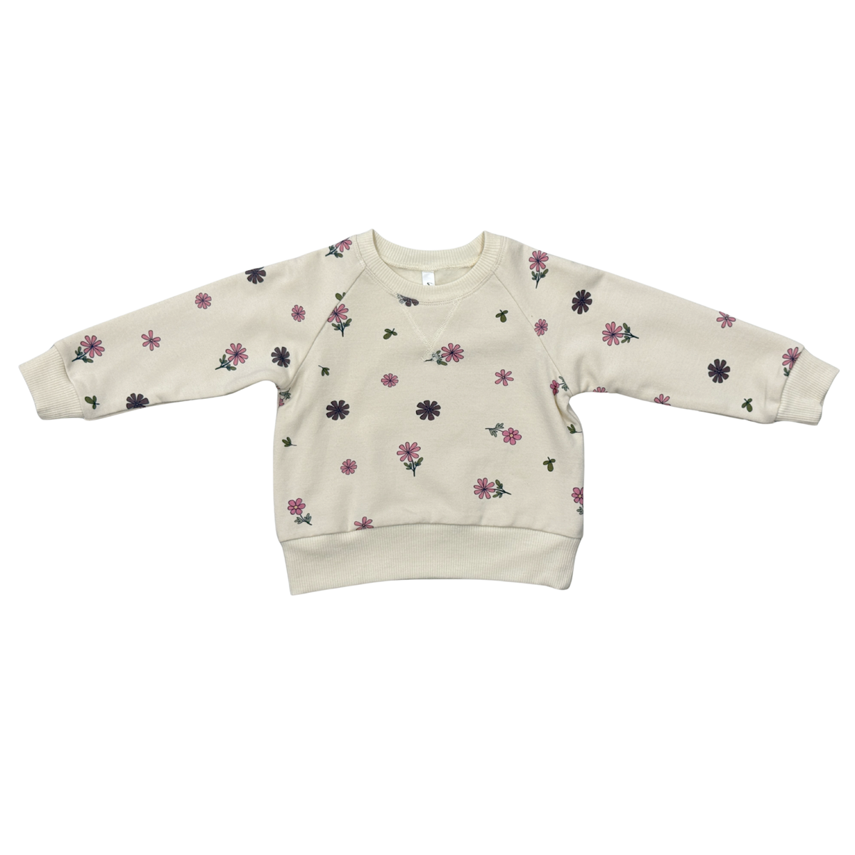 Girls Fleece Sweatshirt- Wild Stem by Babysprouts