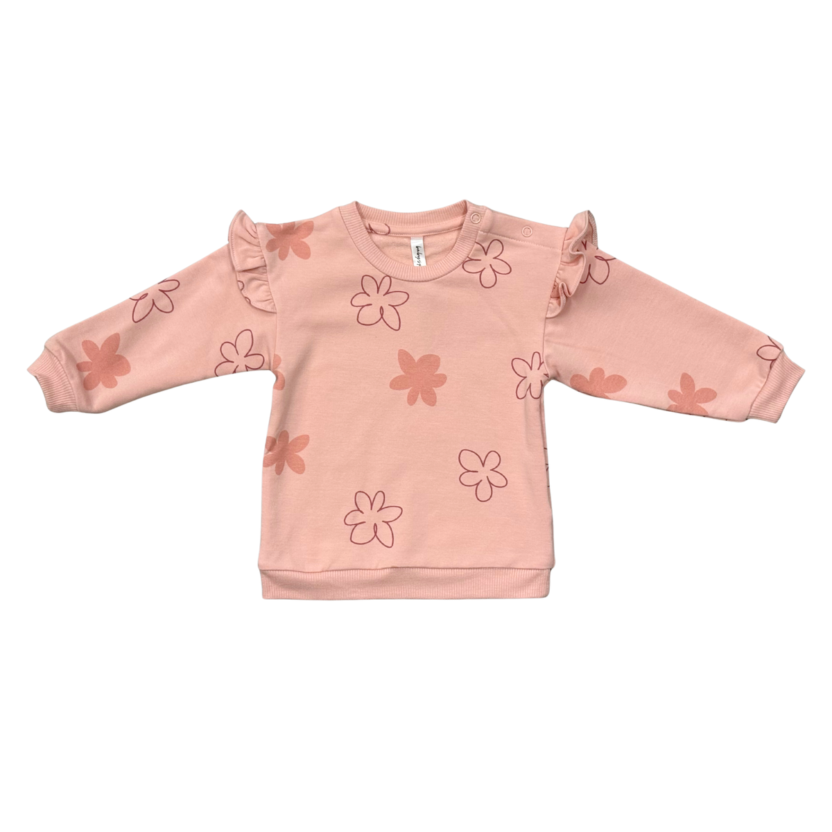 Ruffle Sweatshirt- Daisy Doodle by Babysprouts