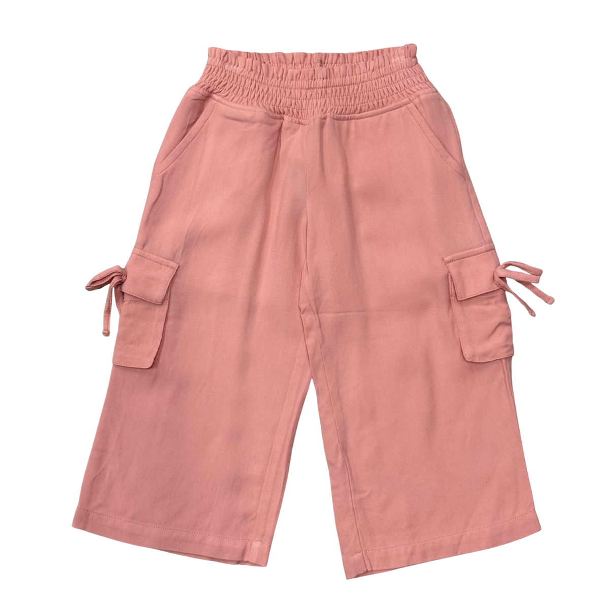 Wide Leg Cargo Pant- Mellow Rose by Babysprouts