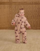 Fleece Jumpsuit || Bows by Rylee + Cru