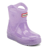 Little Kids Georgey Waterproof Rain Boots- Light Purple Glitter by Hunter Boots