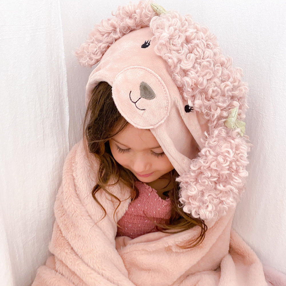 Paris Poodle Hooded Blanket by Mon Ami