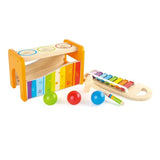 Pound & Tap Bench with Slide Out Xylophone by Hape