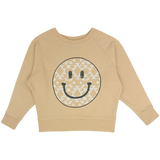 Boxy French Terry Sweatshirt in Happy Camper by Tiny Whales