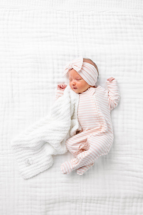 Harper Zipper Footie by Lou Lou & Company