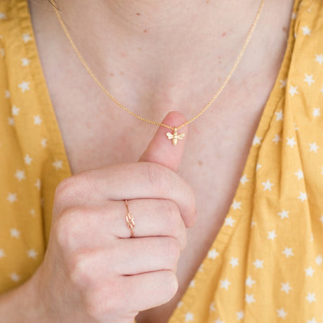 Mama & Me Bee Necklace Set by Helmsie