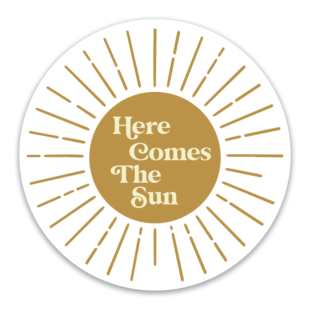 Lucy's Room Here Comes the Sun Vinyl Sticker by Emerson and Friends