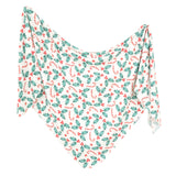 Knit Swaddle Blanket in Holly by Copper Pearl