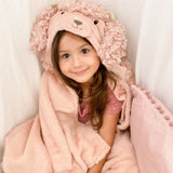 Paris Poodle Hooded Blanket by Mon Ami