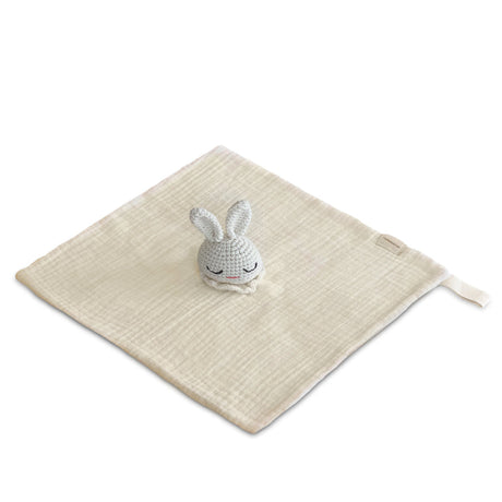 Snuggly Soft Baby Comforter Toy : Cream by Cherubin Chic