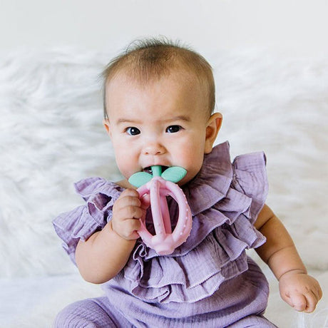 Bitzy Biter™ Teething Ball- Pink Lemonade by Itzy Ritzy