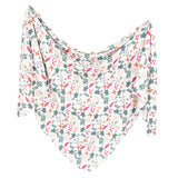 Knit Swaddle Blanket in Ivy by Copper Pearl