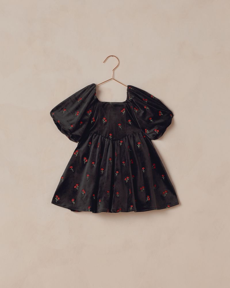 Nina Dress | Velvet Floral by Noralee