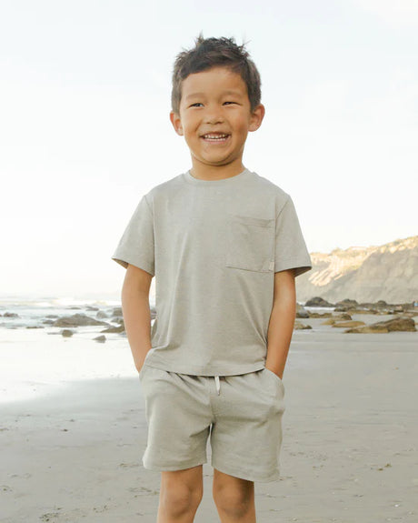 oceanside tech short || heathered sage by PLAY X PLAY