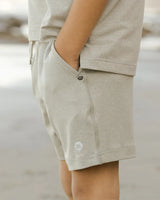 oceanside tech short || heathered sage by PLAY X PLAY