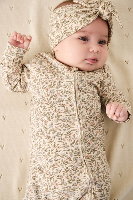 Organic Cotton Frankie Onepiece - Ariella Eggnog by Jamie Kay