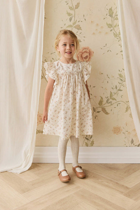 Organic Cotton Eleanor Dress - Bianca Antique by Jamie Kay
