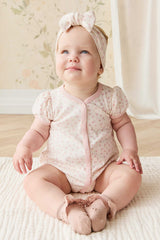 Organic Cotton Antoinette Playsuit - Victoria Blush by Jamie Kay