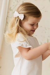 Organic Cotton Noelle 2pk Bow - Victoria Blush by Jamie Kay