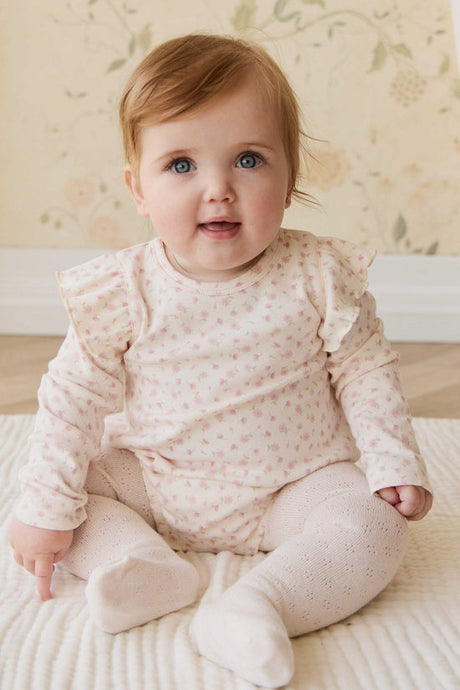 Organic Cotton Kinley Playsuit - Victoria Blush by Jamie Kay