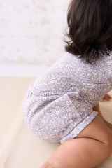 Organic Cotton Frill Bloomer - April Lilac by Jamie Kay