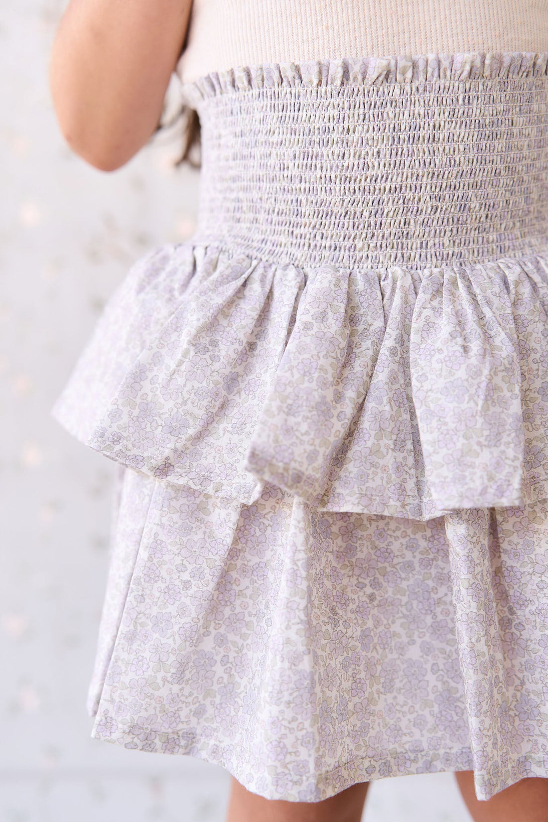 Organic Cotton Samantha Skirt - Chloe Lavender by Jamie Kay