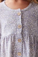 Organic Cotton Poppy Dress - April Lilac by Jamie Kay