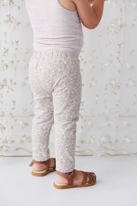 Organic Cotton Everyday Legging - Chloe Lavender by Jamie Kay