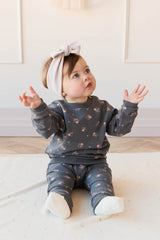 Organic Cotton Bobbie Sweatshirt - Simone Lava by Jamie Kay